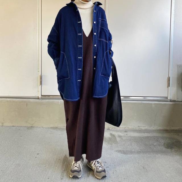 21年春夏秋冬デニムシャツレディースコーデが知りたい デニムシャツ ワンピースコーデも Unisize ユニサイズ